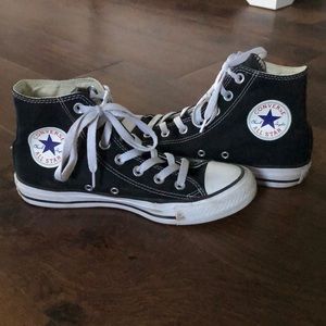 Black High Top Converse Women’s Size 7.5